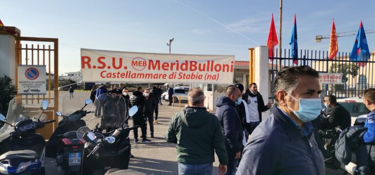 Meridbulloni Castellammare: la sottosegretaria Mise Alessandra Todde «non possiamo accettare che cessi l’attività»
