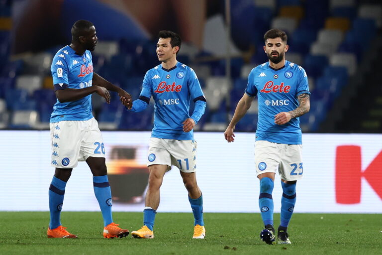 Napoli “bipolare” vince 4-2 con lo Spezia e va in semifinale di Coppa