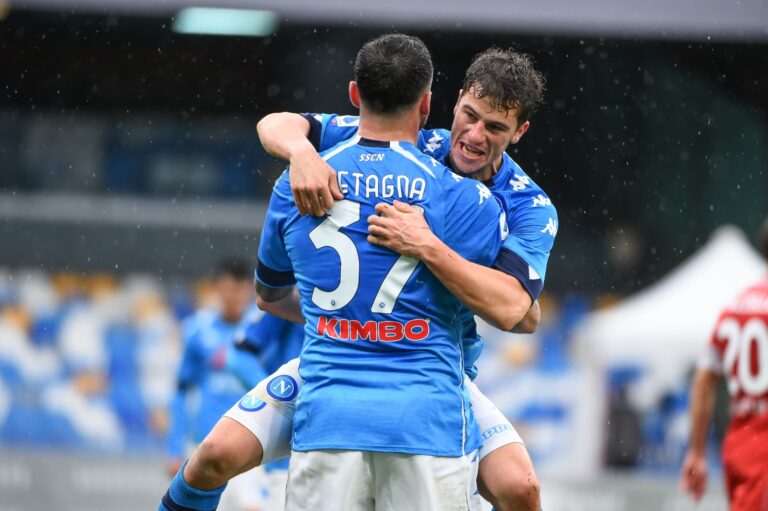 Napoli: Petagna si allena a parte, in forse per il match di domani con lo Spezia