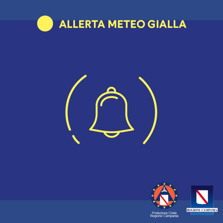 Protezione Civile Campania:  proroga allerta meteo per vento forte e mare agitato su tutto il territorio