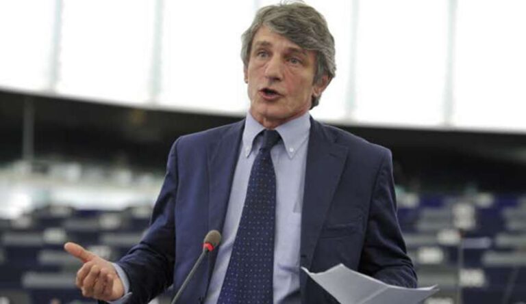 Sassoli: «Stabilità Italia bene prezioso per l’UE»