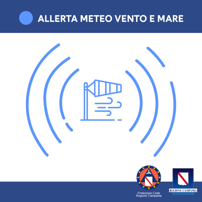 Protezione Civile Campania:  allerta meteo Gialla dalle 6 di domani mattina