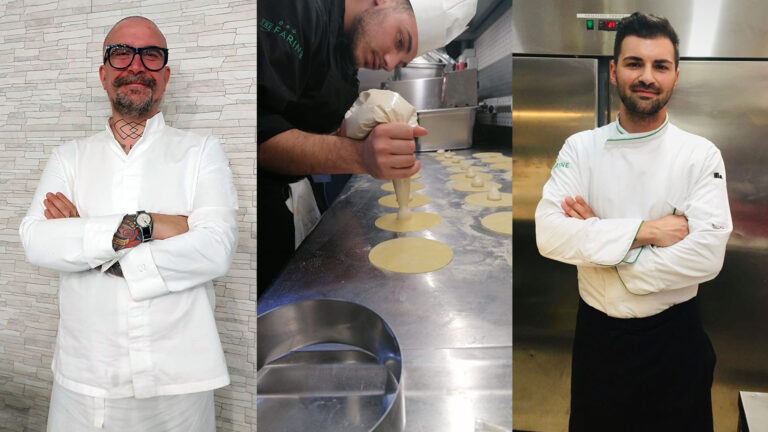 Di Silvio, Tartaglione e Di Domenico, tre chef da Tre Farine per il pranzo di «Dinner in the sky»