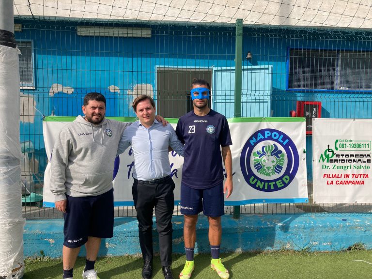 Ortopedia Meridionale e Napoli United insieme per il ritorno in campo di Aaron Akrapovic