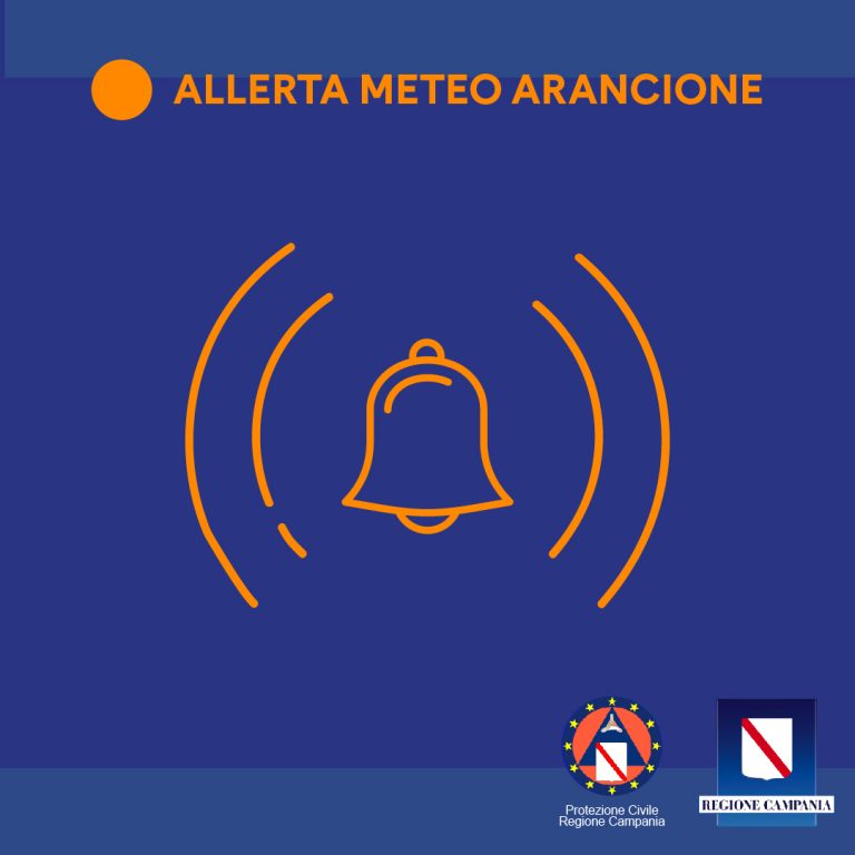 Maltempo: allerta meteo arancione in Campania fino alle 18 di domani