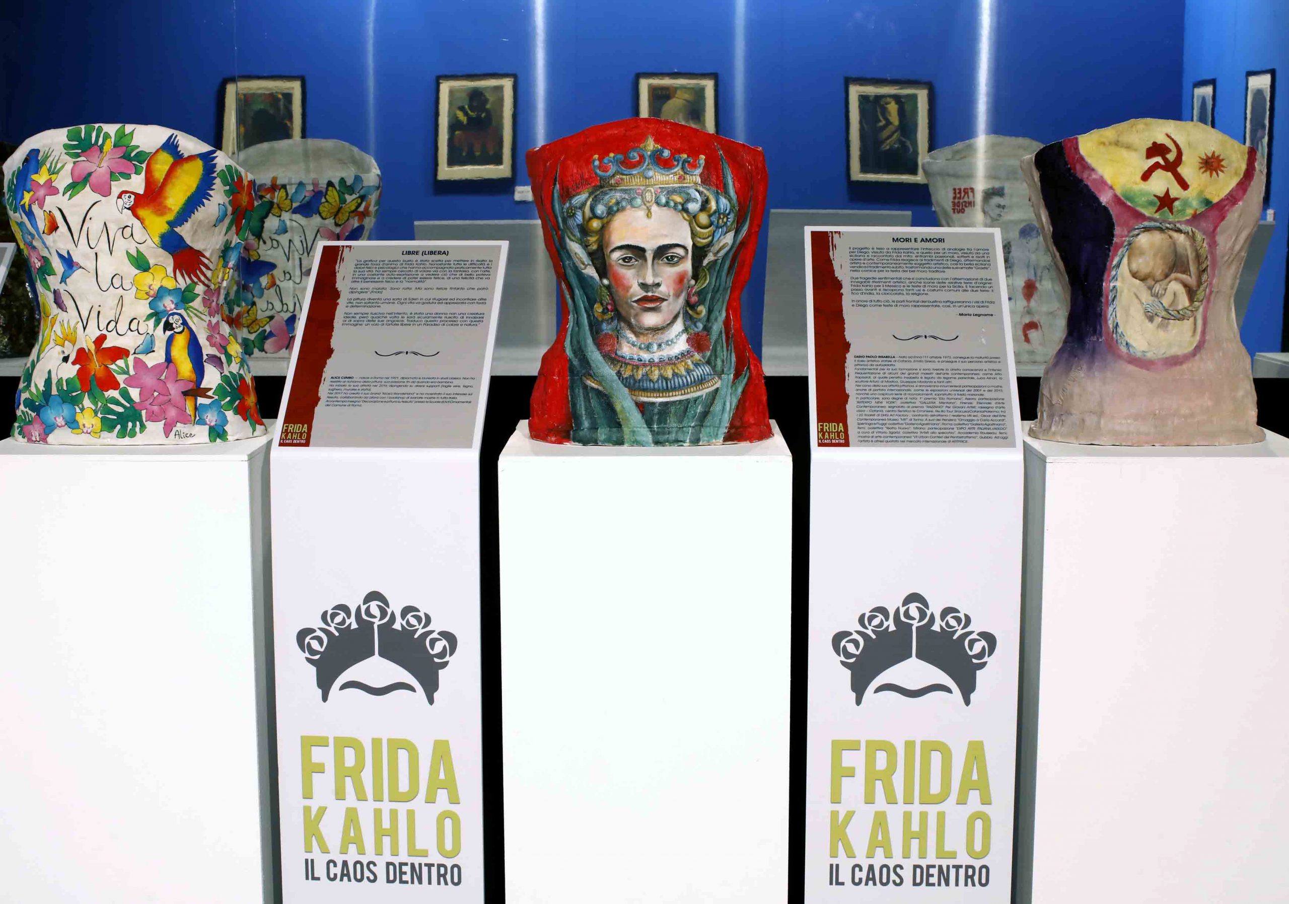 Frida Kahlo Il Caos Dentro Busti decorati