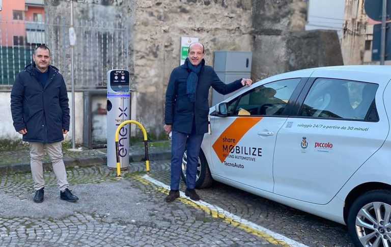 Car sharing: al via il servizio di noleggio delle auto 100% elettriche in molti comuni del Vesuviano