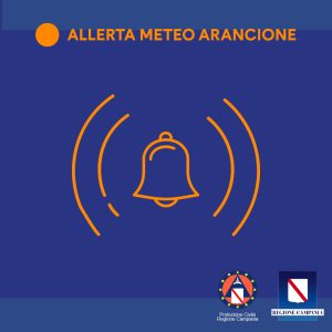 Campania: allerta meteo arancione da stasera