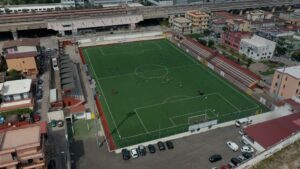 Pomigliano: riaperto lo stadio Ugo Gobbato alle gare della squadra cittadina, ma per ora senza pubblico per garantire la sicurezza