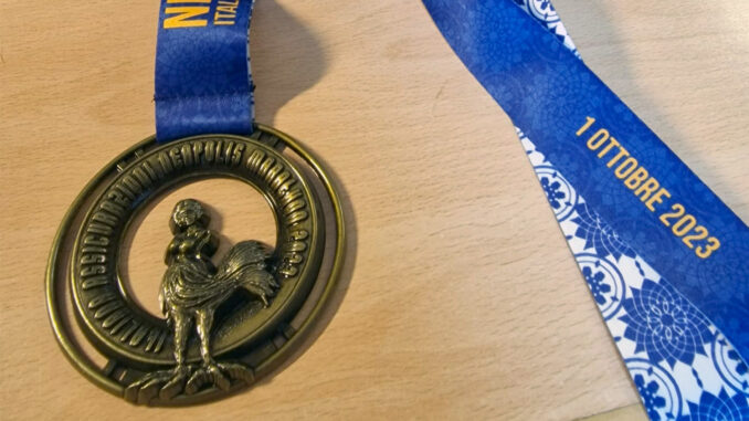 medaglia Neapolis Marathon 2023