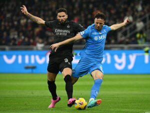 Napoli sfortunato, domina nel secondo tempo ma perde 1-0 a Milano con i rossoneri