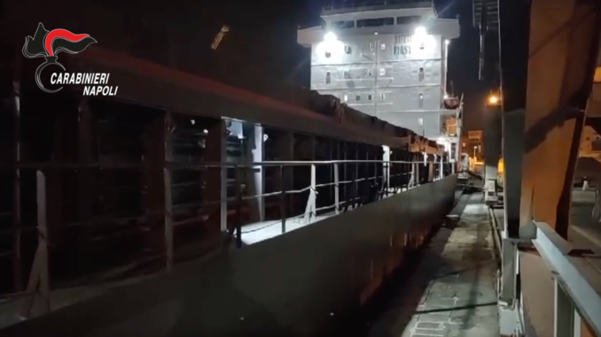 La nave cargo turca, battente bandiera panamense