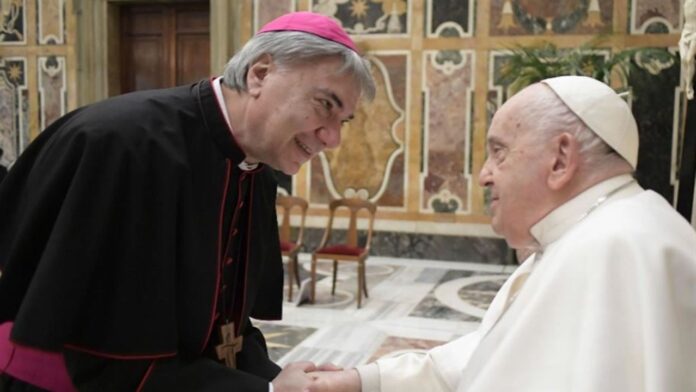 mons battaglia e papa francesco