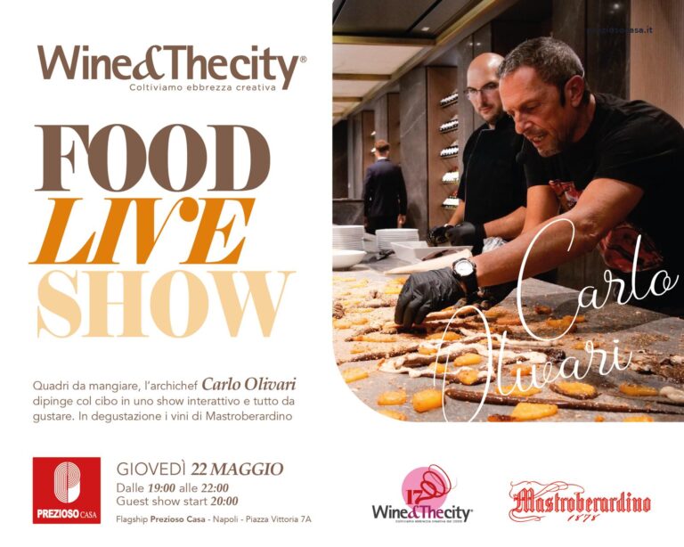 Wine&Thecity: “Quadri da mangiare”, la performance di arte e cucina di Carlo Olivari
