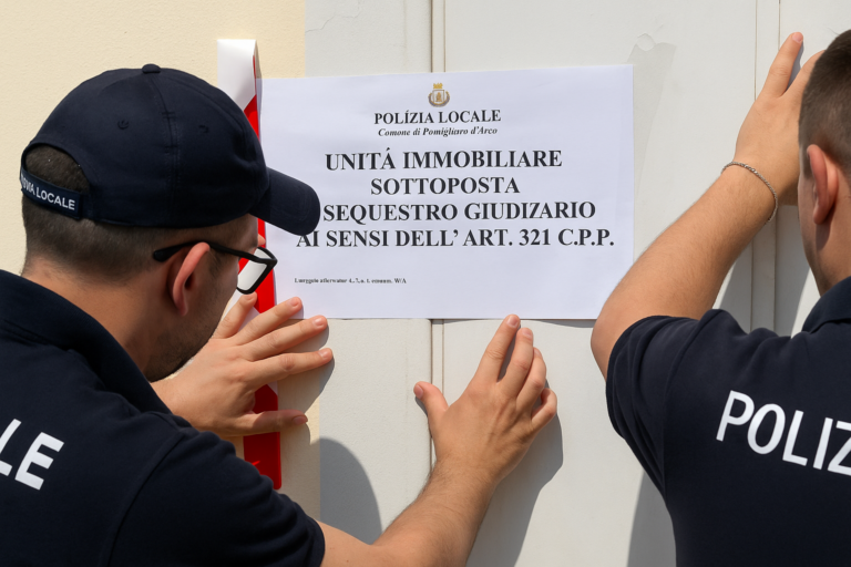 Pomigliano: trasformano spazi condominiali in abitazioni, denunciati e sgomberati dalla Polizia Locale