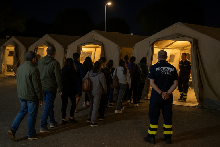 Terremoto Campi Flegrei: 21 le persone ospitate a Pozzuoli, ancora in corso le verifiche sugli edifici