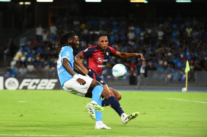 Anguissa in allenamento con il Camerun – (foto di Vincenzo Di Monda)preoccupazione per il Napoli (foto di Vincenzo Di Monda)