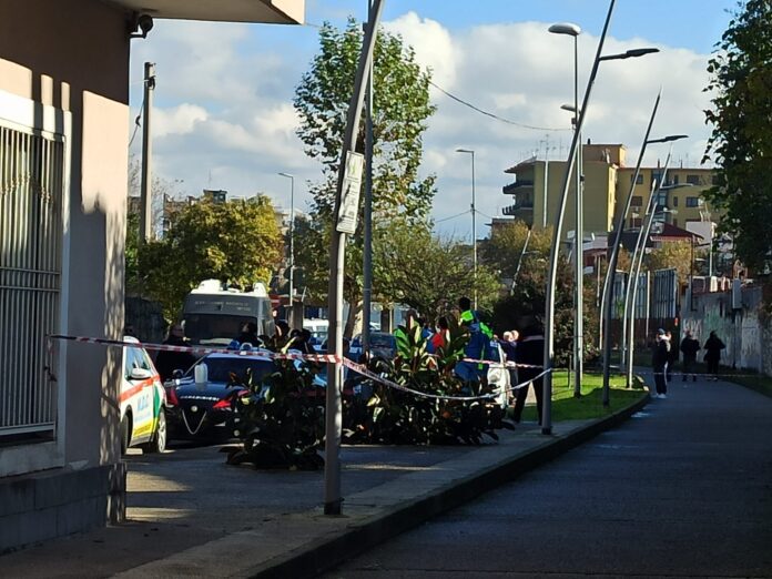 Rilievi dei carabinieri sulla pista ciclabile di Pomigliano – archivio