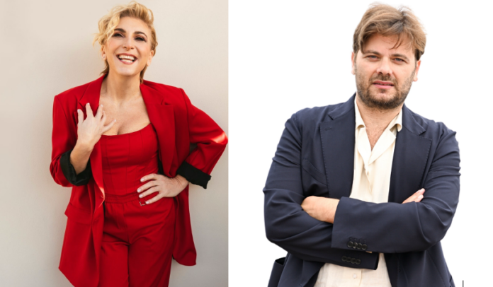 Barbara Foria e Piero Armenti alla presentazione napoletana di Il Mio Viaggio a New York VIP