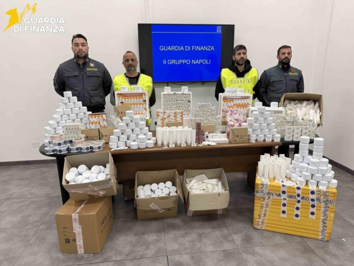 Sequestro di medicinali illegali a Napoli da parte della Guardia di Finanza