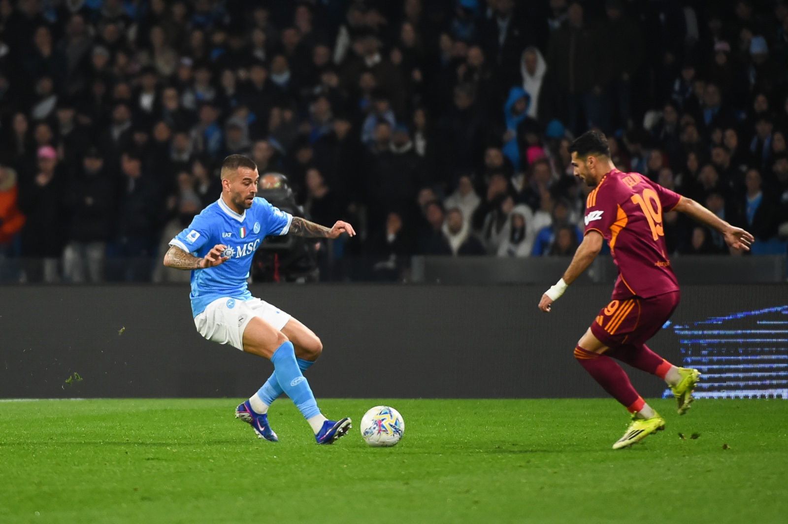 Serie A, il Napoli pareggia in casa contro la Roma Serie A, il Napoli pareggia in casa contro la Roma