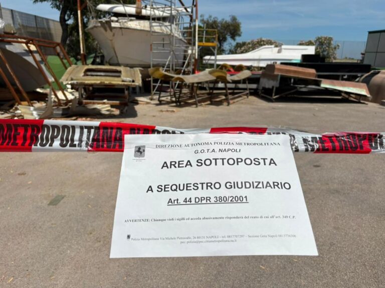 Terra dei Fuochi, droni al Polo Nautico di Villa Literno: scoperte diverse violazioni ambientali
