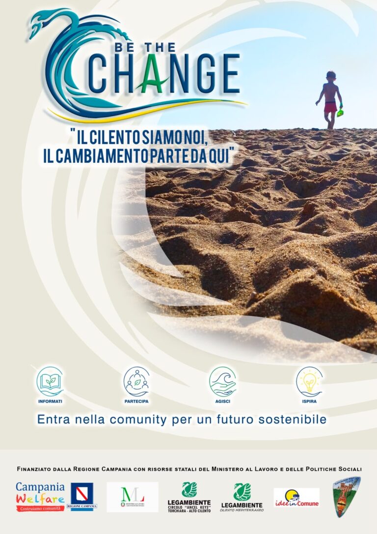 Al via “BE THE CHANGE”: il Cilento si mobilita dal basso contro i cambiamenti climatici