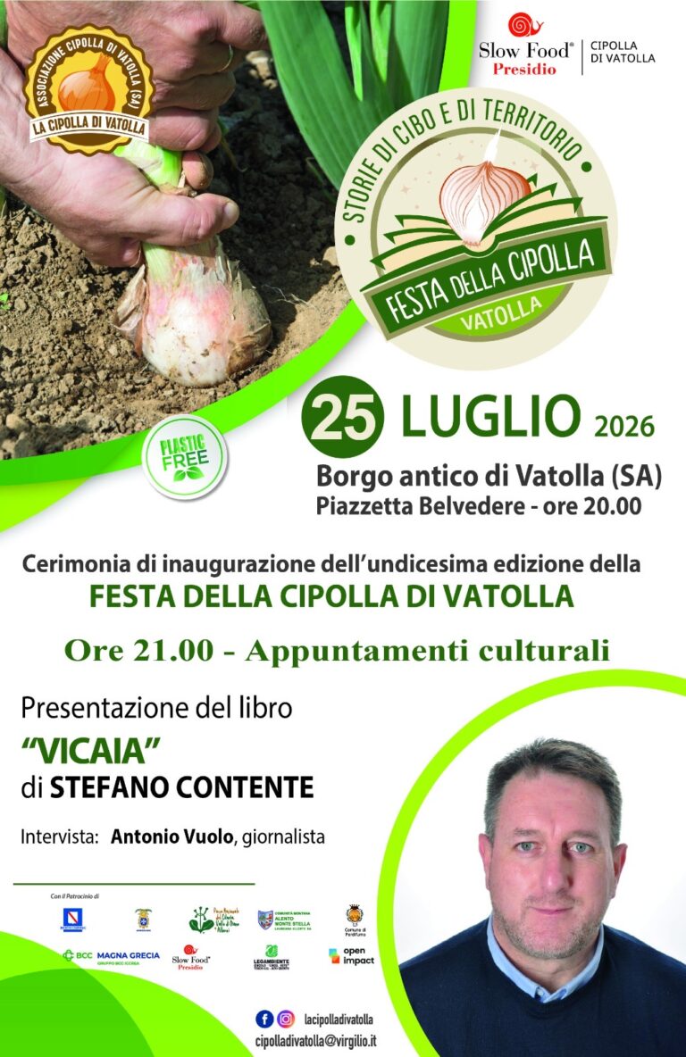 “Festa della Cipolla di Vatolla”:il programma del primo weekend