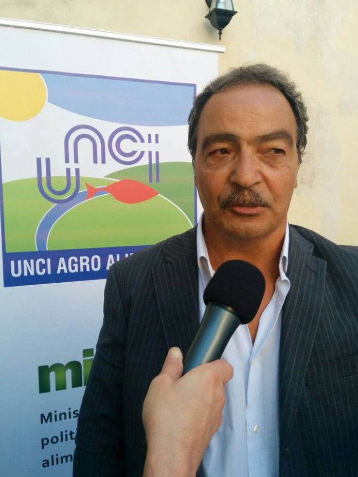 Il presidente nazionale Unci AgroAlimentare Gennaro Scognamiglio in primo piano