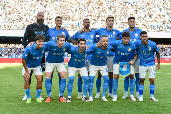 La squadra del Napoli