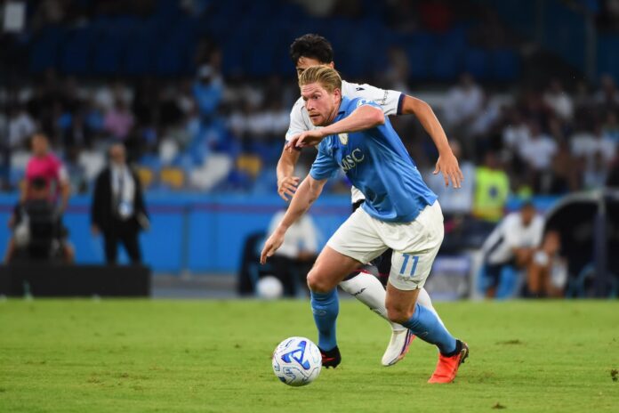 Kevin De Bruyne, centrocampista del Napoli (foto di Vincenzo Di Monda)