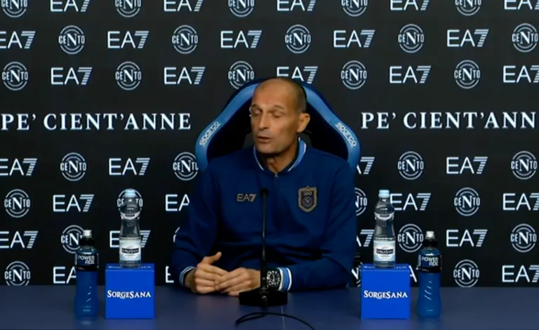 Allegri elogia spirito Napoli dopo pareggio con Roma e commenta espulsione