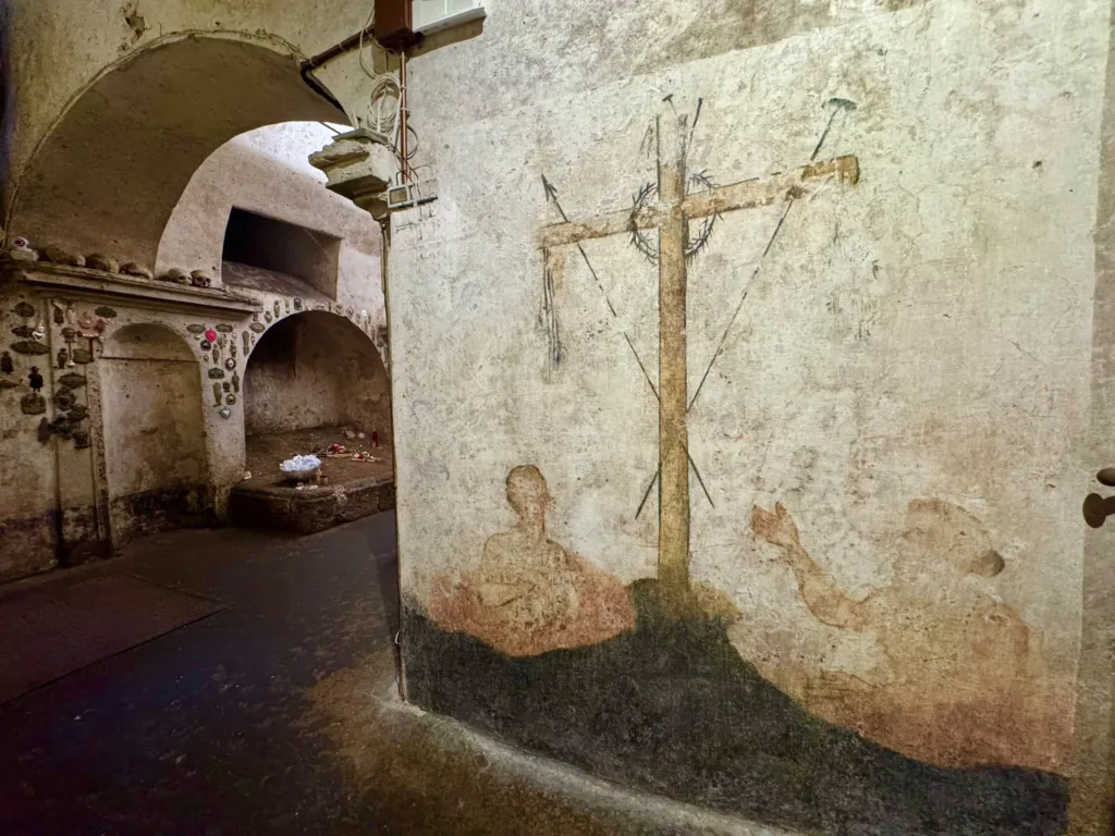 santa luciella restaurato con il sostegno della fondazione banco napoli il dipinto del 8216700 con due anime pezzentelle da Primacampania.it santa luciella restaurato con il sostegno della fondazione banco napoli il dipinto del 8216700 con due anime pezzentelle