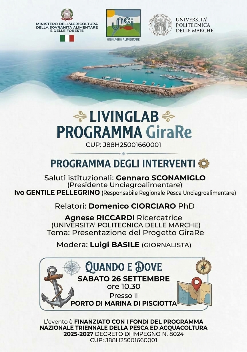 il progetto girare a marina di pisciotta per la resilienza climatica nella pesca da Primacampania.it il progetto girare a marina di pisciotta per la resilienza climatica nella pesca