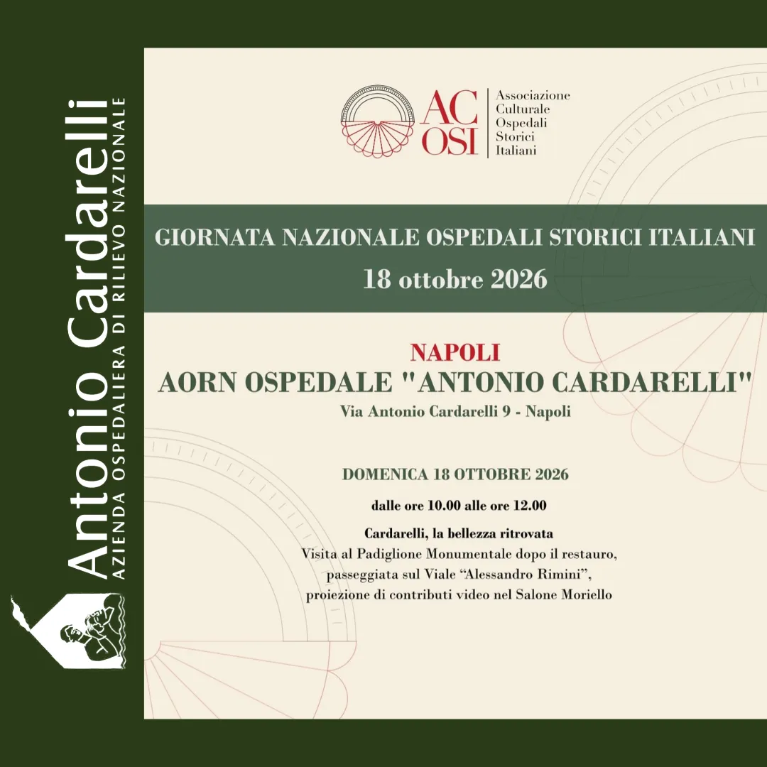 il cardarelli apre al pubblico per la giornata nazionale degli ospedali storici da Primacampania.it il cardarelli apre al pubblico per la giornata nazionale degli ospedali storici